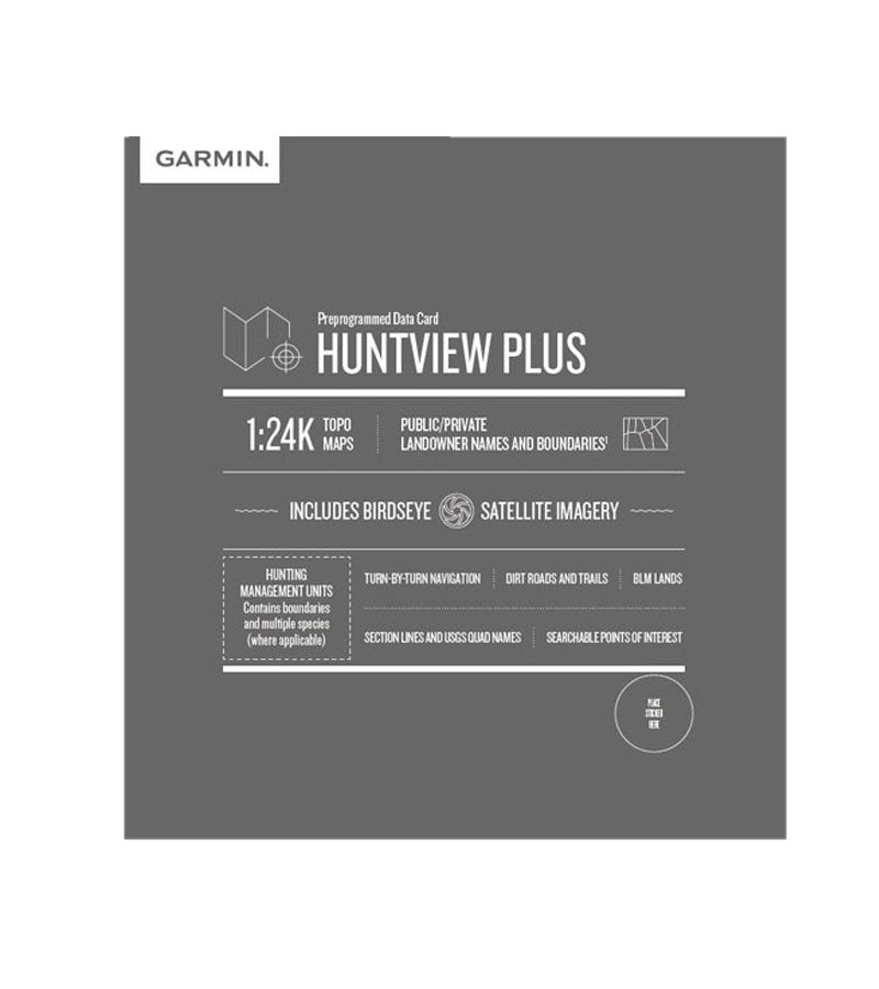 GARMIN HUNTVIEW PLUS MAPS