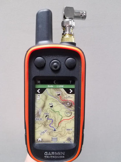 90 Degree BNC Quick Connect for Garmin Astro or Alpha